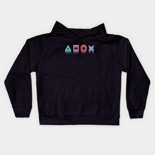 Gaming Controller Buttons Kids Hoodie